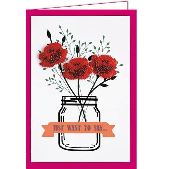 Abris Art Happiness in Little Things Postcard Cross Stitch Kit